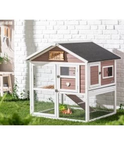 Dehner Nagerheim Happy Home Castel, Braun, Ca. B106/H108/T103 Cm -Gardena Store 4261574 WE MO 007 Dehner NagerheimCastel