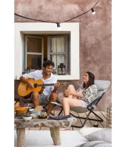 Lafuma Hocker Next, Be Comfort® -Gardena Store 4287454 WE MO 001 LafumaLiegestuhlTransabedsilber