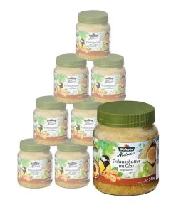 Dehner Natura Erdnussbutter Im Glas, 8 X 340 G