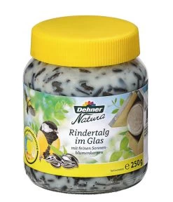 Dehner Natura Rindertalg Im Glas, Sonnenblumenkerne, 8 X 250 G -Gardena Store 4319513 MA FS 002 RindertalgImGlas