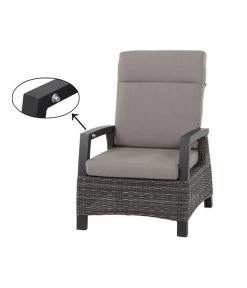 Siena Garden Sessel Corido, 103 X 87 X 73 Cm -Gardena Store 4330379 WE DE 019 Sesselcoridocharcoal
