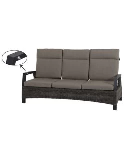 Siena Garden Bank Corido, 103 X 206 X 87 Cm -Gardena Store 4330429 WE DE 016 Sofacorido3ercharcoal