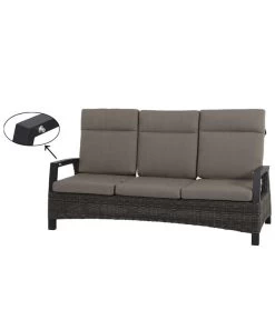 Siena Garden Bank Corido, 103 X 206 X 87 Cm -Gardena Store 4330429 WE DE 017 Sofacorido3ercharcoal