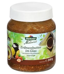 Dehner Natura Erdnussbutter Im Glas, Haselnuss, 8 X 340 G -Gardena Store 4358446 WE FS 001 DehnerNaturaErdnussbutterglasHaselnuesse340g
