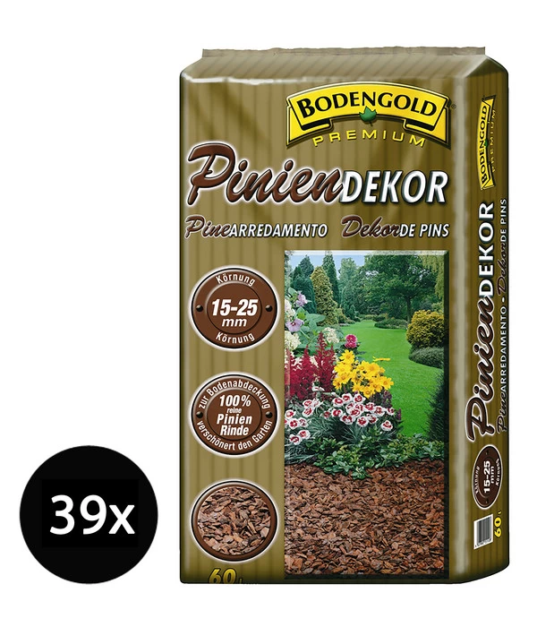 Ziegler Bodengold Piniendekor, 15-25 Mm, 39 X 60 Liter 1 Ziegler Bodengold Piniendekor, 15-25 Mm, 39 X 60 Liter