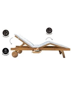 Dehner Rollliege Ravenna, Ca. B70/H89/T200 Cm -Gardena Store 4407086 WE FS 003 RollliegeRavenna