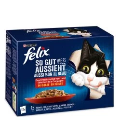 PURINA Felix® Nassfutter Für Katzen So Gut Wie Es Aussieht, 12 X 85 G