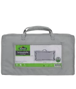 Dehner Abdeckhaube Für Auflagen Oder Kissen, Grau, Ca. B125/H50/T32 Cm