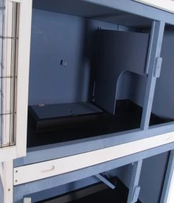 Dehner Kaninchenstall Original Mit Wärmedämmung, Ca. B114/H116/T57 Cm -Gardena Store 4440830 WE DE 002 DehnerMarkenqualitaetKaninchenstallIsoliertBlau