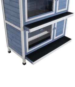 Dehner Kaninchenstall Original Mit Wärmedämmung, Ca. B114/H116/T57 Cm -Gardena Store 4440830 WE DE 003 DehnerMarkenqualitaetKaninchenstallIsoliertBlau