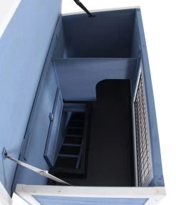 Dehner Kaninchenstall Original Mit Wärmedämmung, Ca. B114/H116/T57 Cm -Gardena Store 4440830 WE DE 004 DehnerMarkenqualitaetKaninchenstallIsoliertBlau