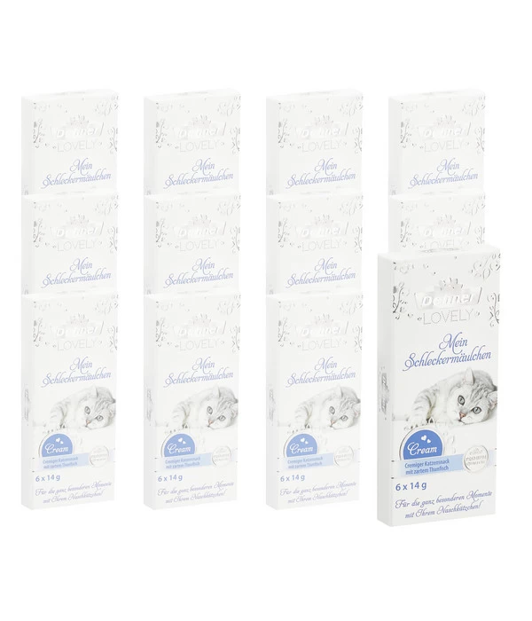 Dehner Premium Lovely Katzensnack Cream Mein Schleckermäulchen 1 Dehner Premium Lovely Katzensnack Cream Mein Schleckermäulchen