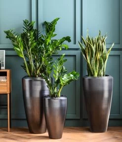 Dehner Keramik-Vase Lissabon Mit LECHUZA® Bewässerungssystem, Konisch 7 Dehner Keramik-Vase Lissabon Mit LECHUZA® Bewässerungssystem, Konisch -Gardena Store 4448833 4448858 4448841 WE MO 002 PflanzvaseLissabonAnthrazit