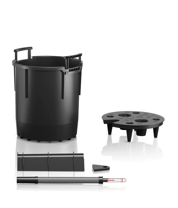 Dehner Keramik-Vase Lissabon Mit LECHUZA® Bewässerungssystem, Konisch 2 Dehner Keramik-Vase Lissabon Mit LECHUZA® Bewässerungssystem, Konisch – Bild 2