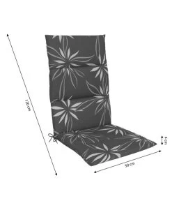 KETTtex Hochlehnerpolster Turin, Ca. B120/H4/T50 Cm -Gardena Store 4448965 WE BG 001 TurinHL