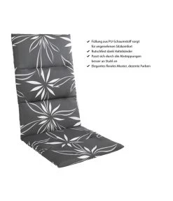 KETTtex Hochlehnerpolster Turin, Ca. B120/H4/T50 Cm -Gardena Store 4448965 WE IG 001 SesselpolsterTurin