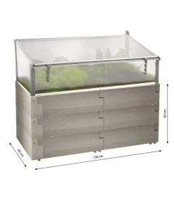 Juwel Hochbeet Timber Kombiset, Ca. B130/H60/T60 Cm -Gardena Store 4466330 WE BG 001 JuwelHochbeetTimberKombiset