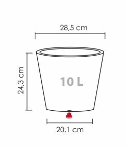 Scheurich Kunststoff-Topf C-Cone, Rund 12 Scheurich Kunststoff-Topf C-Cone, Rund -Gardena Store 4497038 WE BG 001 ScheurichTopfCCone