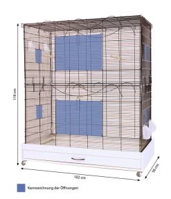Skyline Vogelkäfig Yasmine -Gardena Store 4497079 WE BG 001 PPVogelkaefigYasmine