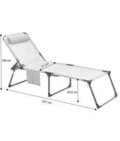 Dehner Gartenliege Mallorca, Ca. B71/H106/T227 Cm 28 Dehner Gartenliege Mallorca, Ca. B71/H106/T227 Cm -Gardena Store 4498341 4418174 4498101 4498176 WE FS 002 LiegeMallorcaSkizze