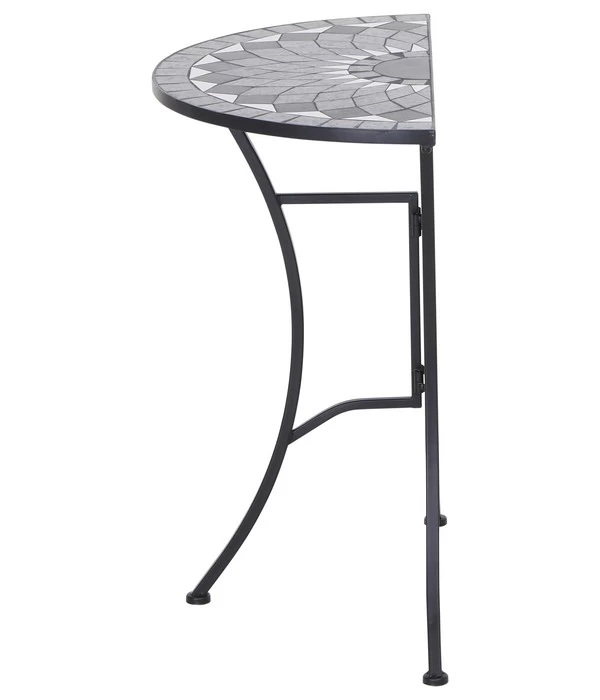 Siena Garden Mosaiktisch Como Halbrund, Ca. B35/H71/T70 Cm 3 Siena Garden Mosaiktisch Como Halbrund, Ca. B35/H71/T70 Cm – Bild 3