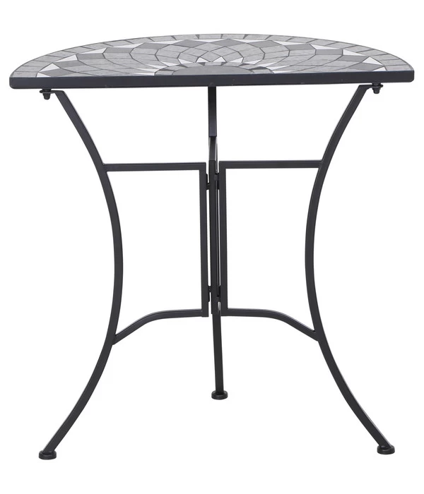 Siena Garden Mosaiktisch Como Halbrund, Ca. B35/H71/T70 Cm 4 Siena Garden Mosaiktisch Como Halbrund, Ca. B35/H71/T70 Cm – Bild 4