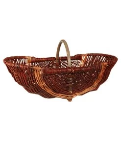 Dehner Weidenkorb Mit Bügel, Ca. B55/H27/T34 Cm