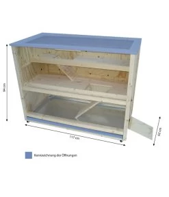 Elmato® Nager-Zimmervoliere Luxus Auf Rollen, Ca. B117/H94/T62 Cm 5 Elmato® Nager-Zimmervoliere Luxus Auf Rollen, Ca. B117/H94/T62 Cm -Gardena Store 5128574 WE BG 001 ElmatoLuxus