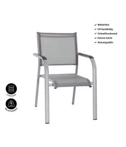 Dehner Balkon-Stapelstuhl Dallas -Gardena Store 5302070 WE IG 001 DehnerBalkon StapelstuhlDallas