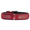 HUNTER® Hundehalsband Softie Triluxe, Rot/schwarz