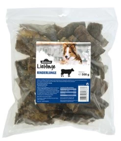 Dehner Lieblinge Hundesnack Rinderlunge, 500 G