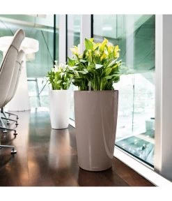 LECHUZA® RONDO, All-in-One-Set -Gardena Store 5473616 BildFS 003 Rondo32TaupeLechuza