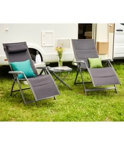 Siena Garden Camping Relaxstuhl XL Premium, Anthrazit -Gardena Store 6603039 WE MO 001 SienaGardenCampingRelaxstuhlPremiumXLAnthrazit