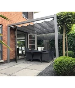 Nesling Faltsegel Coolfit, Rechteckig Ca. B290/T500 Cm -Gardena Store 6605638 6605661 6605695 WE MO 002 NeslingFaltsonnensegelSchwarz 1