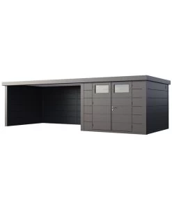 Wolff Finnhaus Eleganto Gerätehaus 4530, Inkl. Lounge Links, Ca. B782/H225/T319 Cm