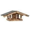 Dehner Natura Futterhaus Karwendel, Geflammt, Braun, Ca. B71,4/H27,7/T52 Cm