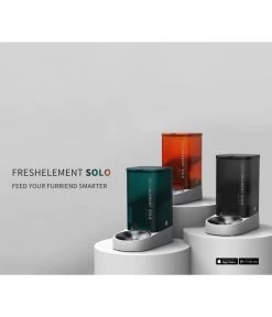 Petkit Futterautomat Mini Solo, Ca. B27,6/H32,5/T18,4 Cm -Gardena Store 6623979 WE DE 005 PETKFeederSoloMiniGrau