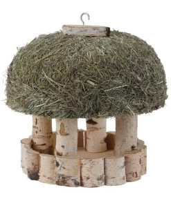Dehner Natura Vogelhaus Mit Heudach, Ca. Ø29 Cm