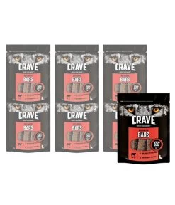 CRAVE™ Hundesnack Protein Bars, Rind, 7 X 76 G
