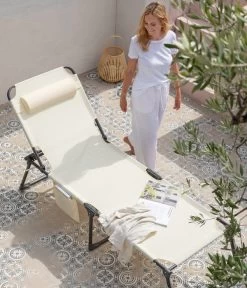 Dehner Gartenliege Mallorca, Ca. B71/H106/T227 Cm 25 Dehner Gartenliege Mallorca, Ca. B71/H106/T227 Cm -Gardena Store 6635163 WE MO 002 LiegeMallorcaVanilla