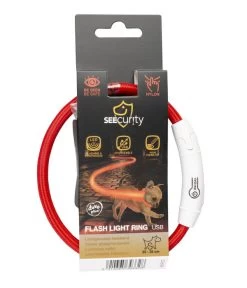 Duvoplus LED-Leuchthalsband Flashlight Ring, Nylon