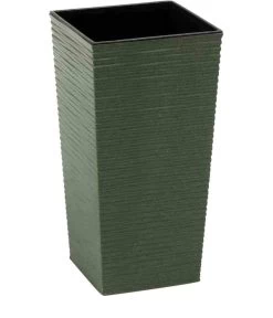 Siena Garden Kunststoff-Topf ECO Nizza, Konisch, Ca. B25/H46,5/T25 Cm