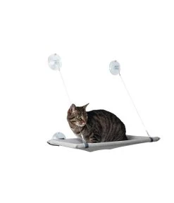 Karlie Hängekorb Window Lounger, Grau, Ca. B31/H51,5/T2,5 Cm -Gardena Store 6660492 WE DE 001 KarlieKZbhWindowLoungerGrau