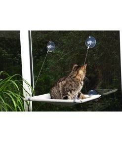 Karlie Hängekorb Window Lounger, Grau, Ca. B31/H51,5/T2,5 Cm -Gardena Store 6660492 WE MO 003 KarlieKZbhWindowLoungerGrau