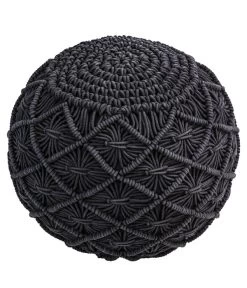 Dehner Pouf Sanna, Ca. Ø40/H40 Cm