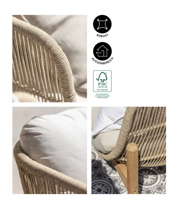 Dehner Sofa Portofino, 2-Sitzer 7 Dehner Sofa Portofino, 2-Sitzer – Bild 7