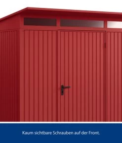 Hörmann Berry-Gerätehaus Classic-P Typ 2, Ca. B247,9/H232,3/T283,4 Cm -Gardena Store 6669014 WE DE 005 HoermannMetallgeraetehaus