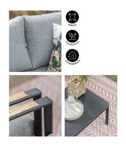 Dehner Alu-Lounge New York, 4-teilig -Gardena Store 6670954 WE IG 001 DehnerAluLoungeNewYork4teilig