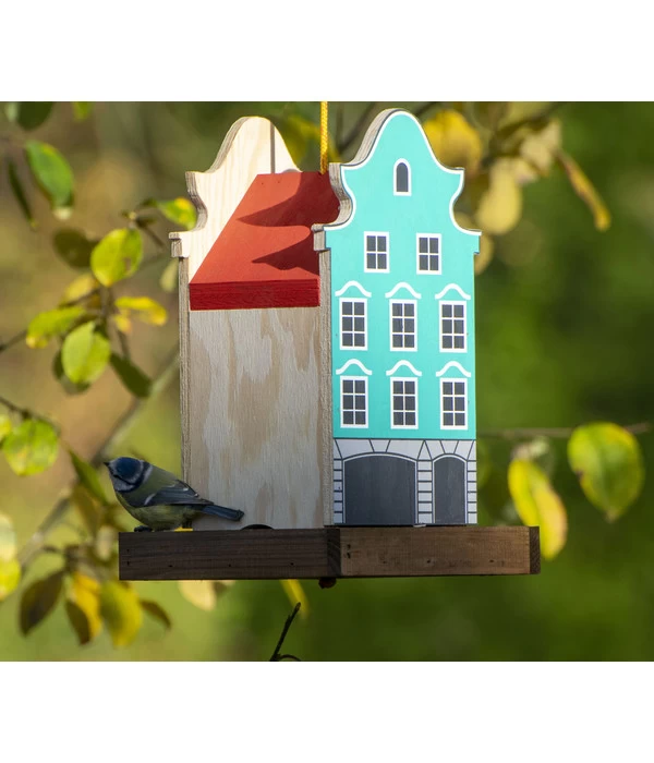 Dobar® Green Label Vogelfutterhaus Aasee, Blau, Ca. B19/H30/T19 Cm 2 Dobar® Green Label Vogelfutterhaus Aasee, Blau, Ca. B19/H30/T19 Cm – Bild 2