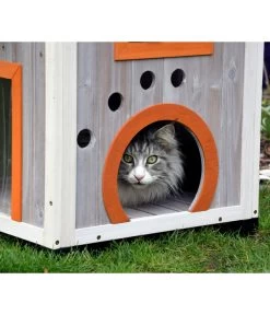 Dobar Petlife Katzenhaus Fany Cat, Ca. B58/H109/T55 Cm 12 Dobar Petlife Katzenhaus Fany Cat, Ca. B58/H109/T55 Cm -Gardena Store 6689798 WE MO 004 DobarKatzenhausFancyCat